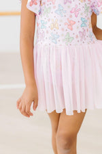 Mila & Rose ® Springtime Bows Short Sleeve Twirl Leotard for Girls - 