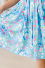 Mila & Rose ® Springtime Splendor Flutter Sleeve Twirl Dress - 