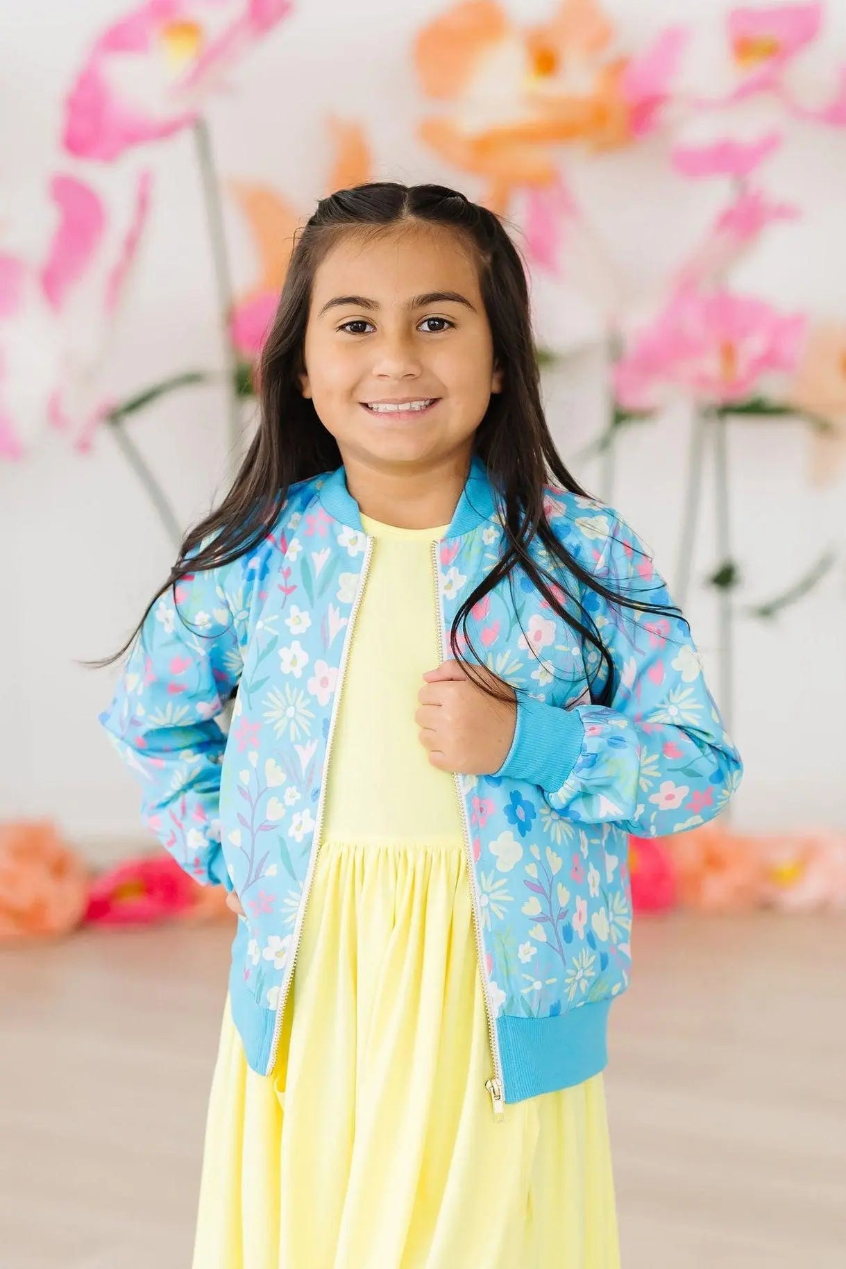 Mila & Rose ® Springtime Splendor Satin Jacket - 