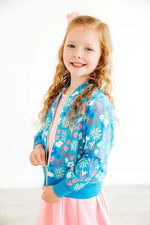 Mila & Rose ® Springtime Splendor Satin Jacket - 
