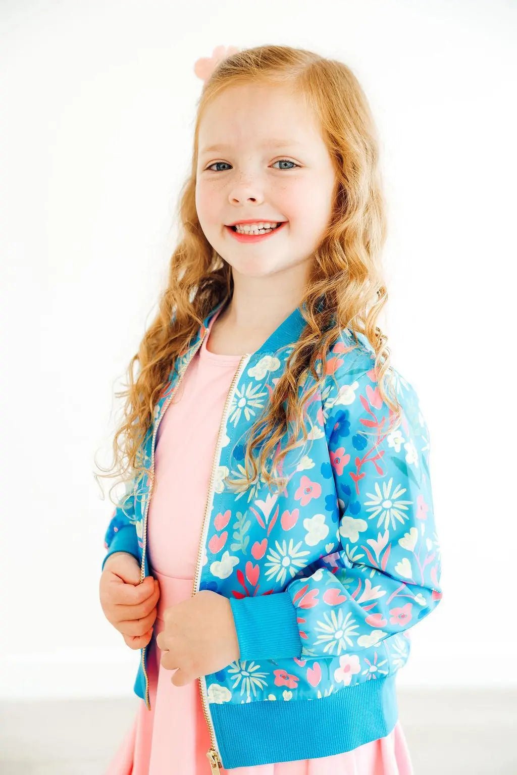 Mila & Rose ® Springtime Splendor Satin Jacket - 