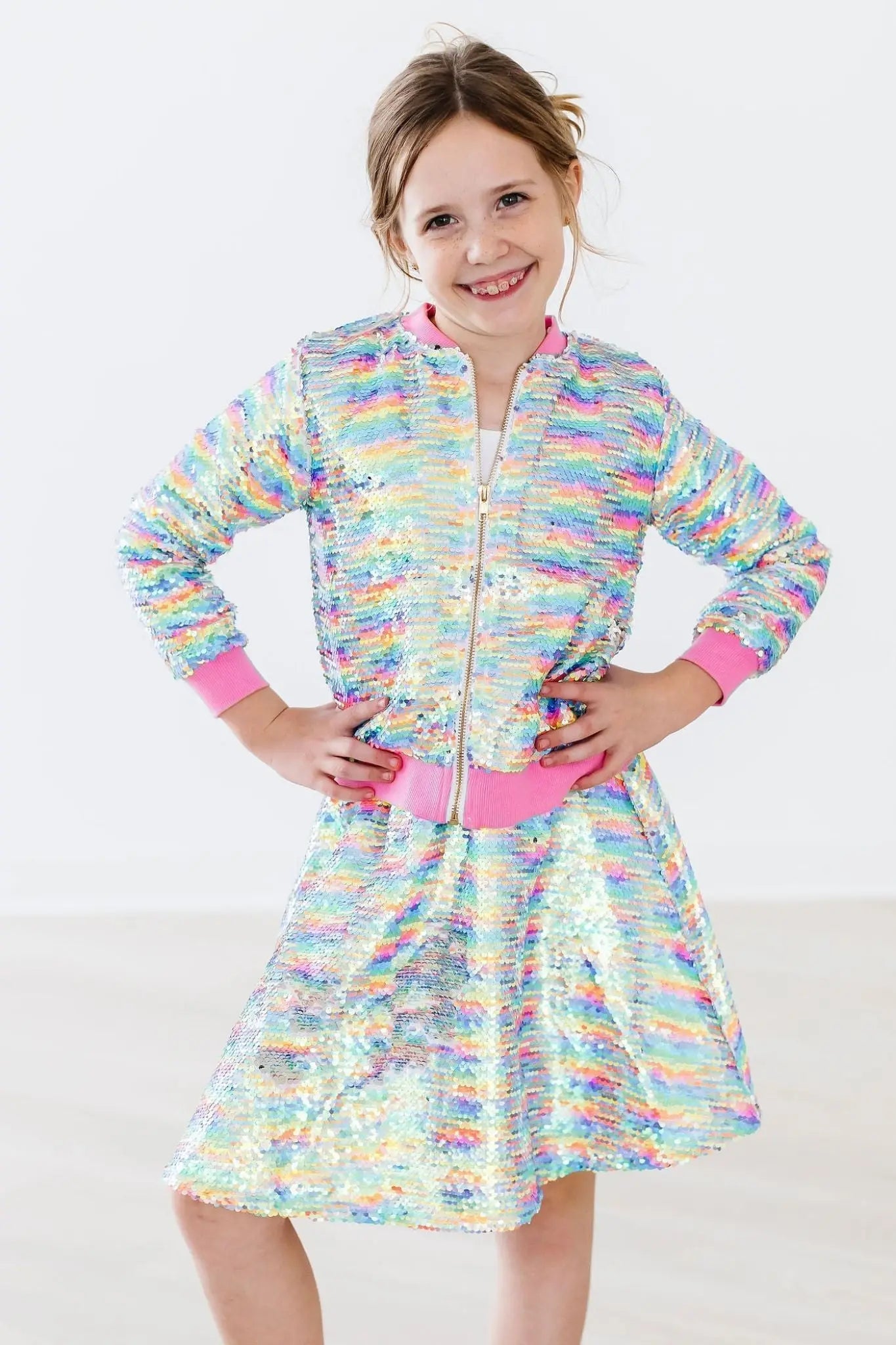 Mila & Rose ® Sprinkles Flip Sequin Jacket - 