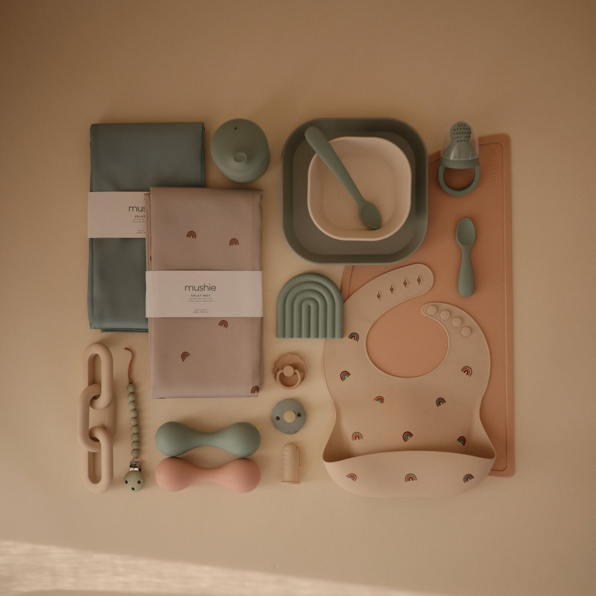 Mushie Square Dinnerware PlatesEveretts Place