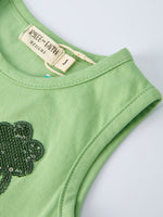 Rylee Faith Designs St. Patrick's Day Lucky Charm Green Tutu Skirt Set - 