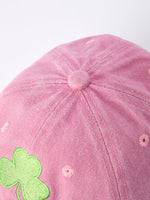 Rylee Faith Designs St. Patrick's Day Shamrock Applique Hat For Girls - 