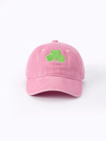 Rylee Faith Designs St. Patrick's Day Shamrock Applique Hat For Girls - 