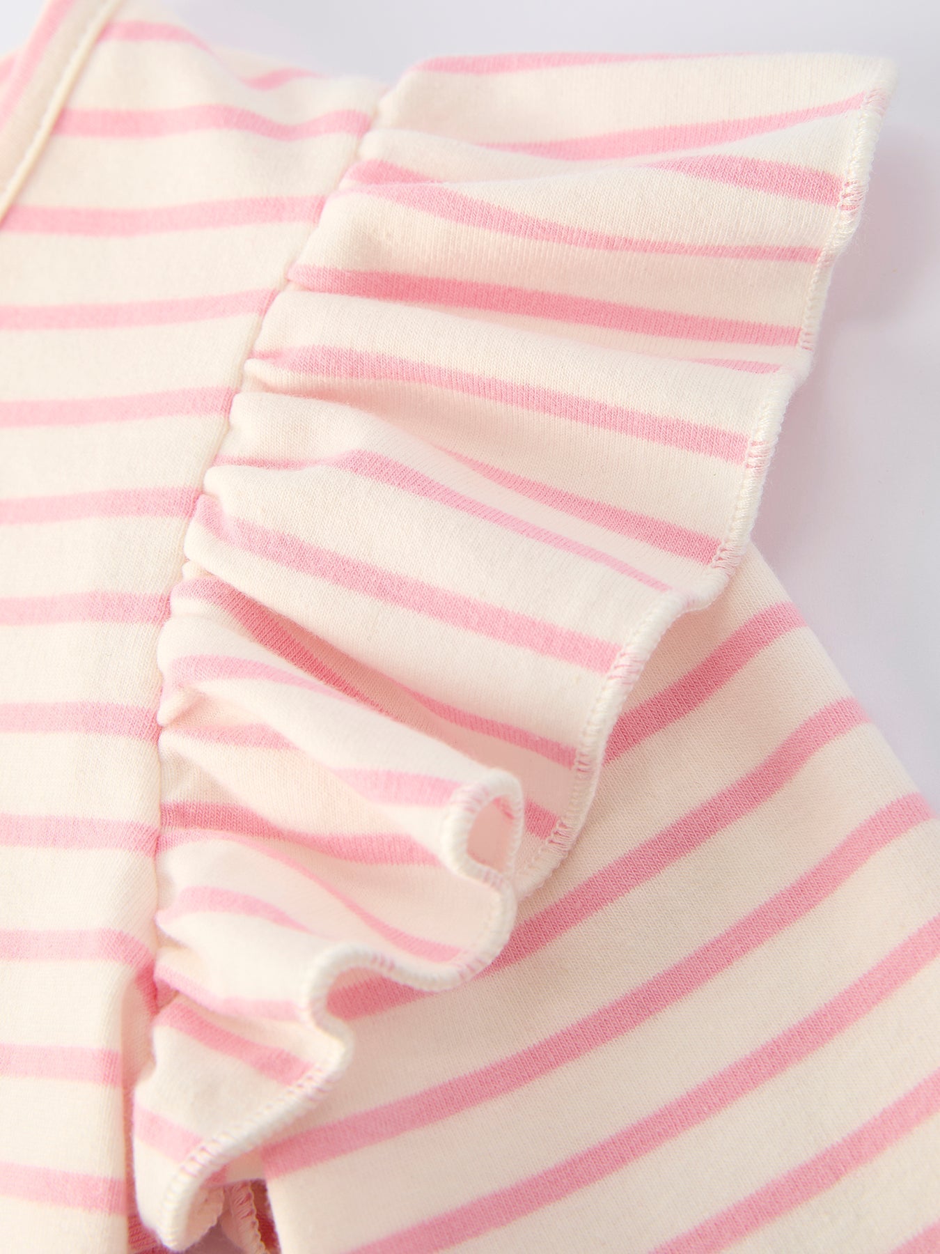 Rylee Faith Designs St. Patrick’s Day Stripe Top with Glitter Shamrock and Sequin Skirt Set - 