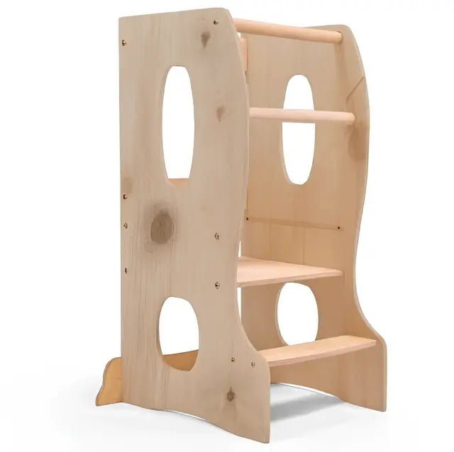 Goodevas Stable Montessori Tower - Wooden Growing Chair - Beige - Everetts Place Boutique - 