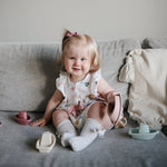 Mushie Stackable Bath Boats Set of Five for Independent Play in the Bathtub - 