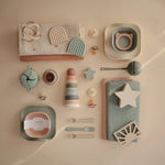 Mushie Stacking Rings Toy for Babies - Non - Toxic BPA Free Plastic Developmental Playset - Everetts Place Boutique - 