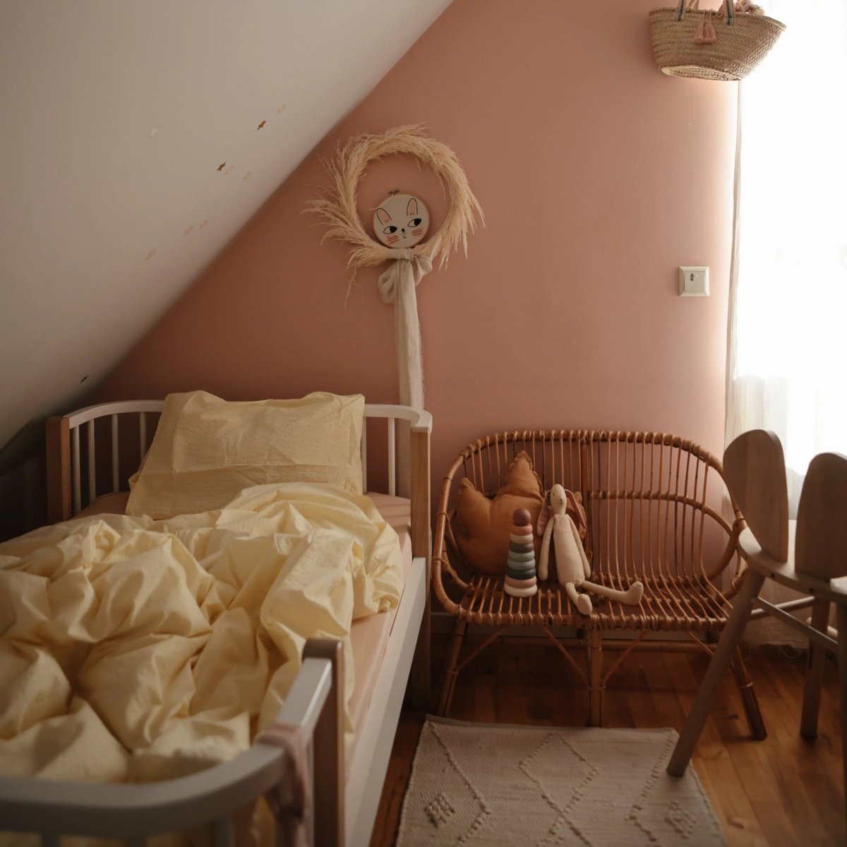 Mushie Stacking Rings Toy for Babies - Non - Toxic BPA Free Plastic Developmental Playset - Everetts Place Boutique - 