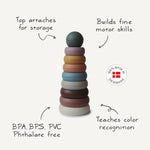 Mushie Stacking Rings Toy - 