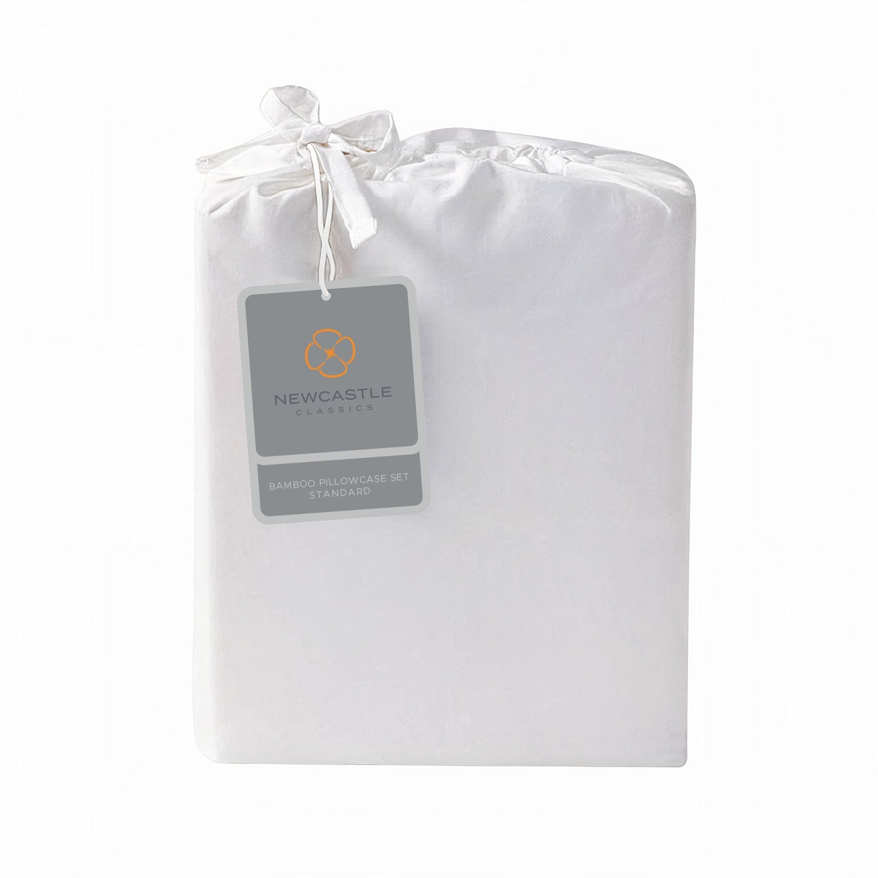 Standard Bamboo Pillowcase - set of 2 - White, Linens, Napkin, Towel, Blanket | Everetts Place