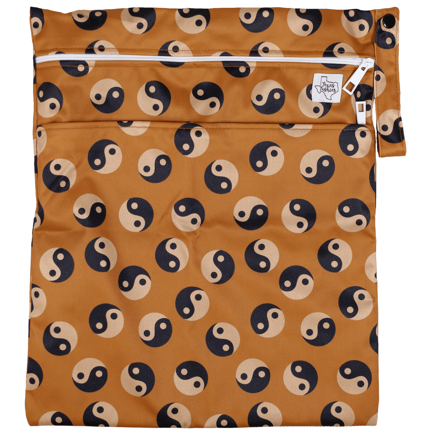 Texas Tushies Texas Tushies Wet Dry Bag with Two Compartments for Cloth Diapering - Baby & Toddler > Diapering > Diaper Wet Bags Wet Bag