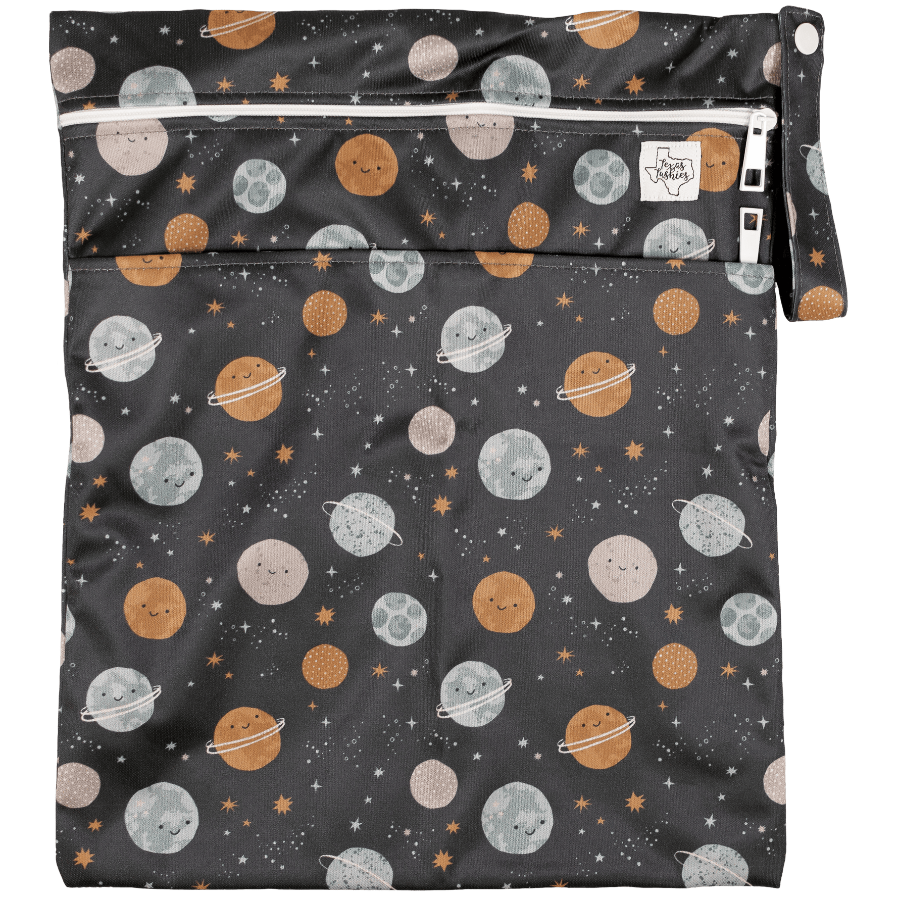 Texas Tushies Texas Tushies Wet Dry Bag with Two Compartments for Cloth Diapering - Baby & Toddler > Diapering > Diaper Wet Bags Wet Bag