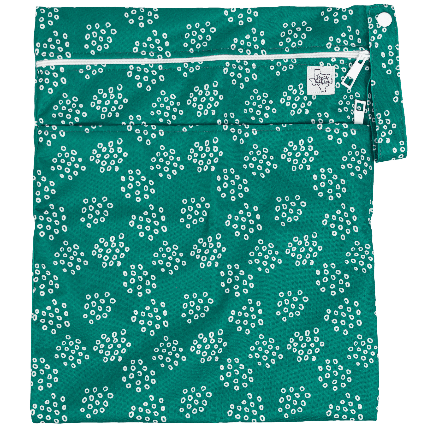 Texas Tushies Texas Tushies Wet Dry Bag with Two Compartments for Cloth Diapering - Baby & Toddler > Diapering > Diaper Wet Bags Wet Bag