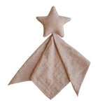 Mushie Star Lovey Blanket Made From 100 Percent Organic Cotton Soft Colors - 