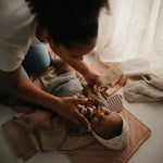 Mushie Star Lovey Blanket Made From 100 Percent Organic Cotton Soft Colors - 