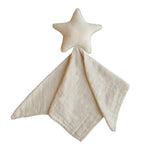 Mushie Star Lovey Blanket Made From 100 Percent Organic Cotton Soft Colors - 