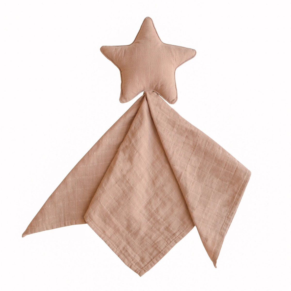 Mushie Star Lovey Blanket Made From 100 Percent Organic Cotton Soft Colors - 