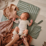 Mushie Star Lovey Blanket Made From 100 Percent Organic Cotton Soft Colors - 