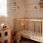 Mushie Star Lovey Blanket Made From 100 Percent Organic Cotton Soft Colors - 