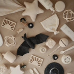 Mushie Star Lovey Blanket Made From 100 Percent Organic Cotton Soft Colors - 