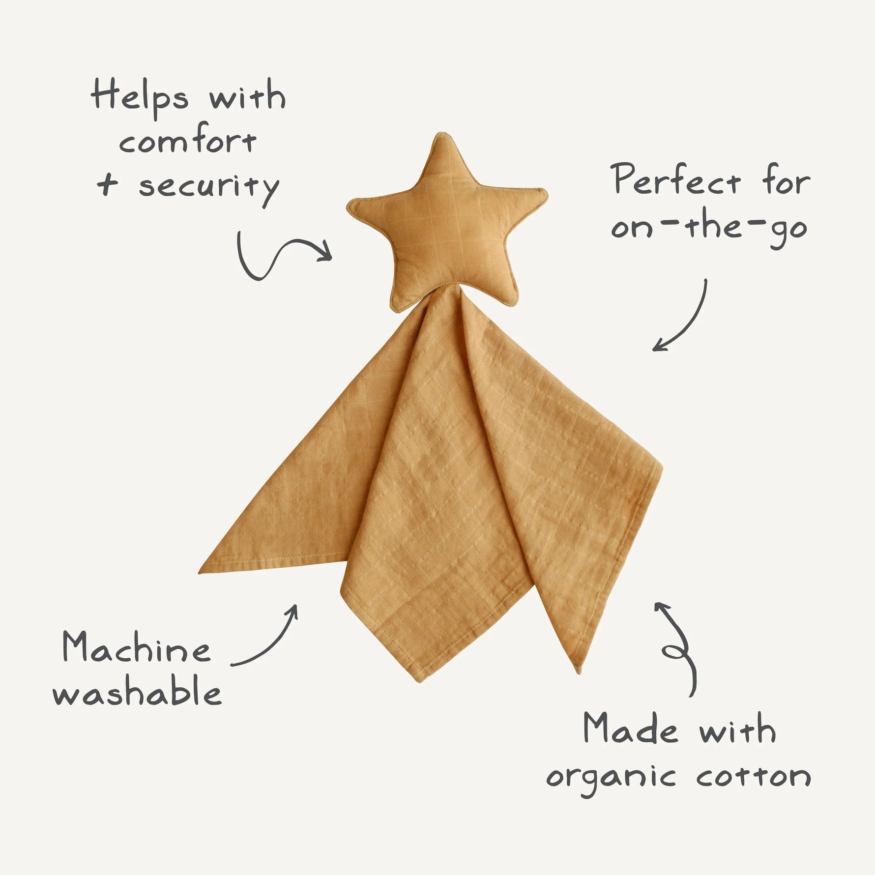 Mushie Star Lovey Blanket - 