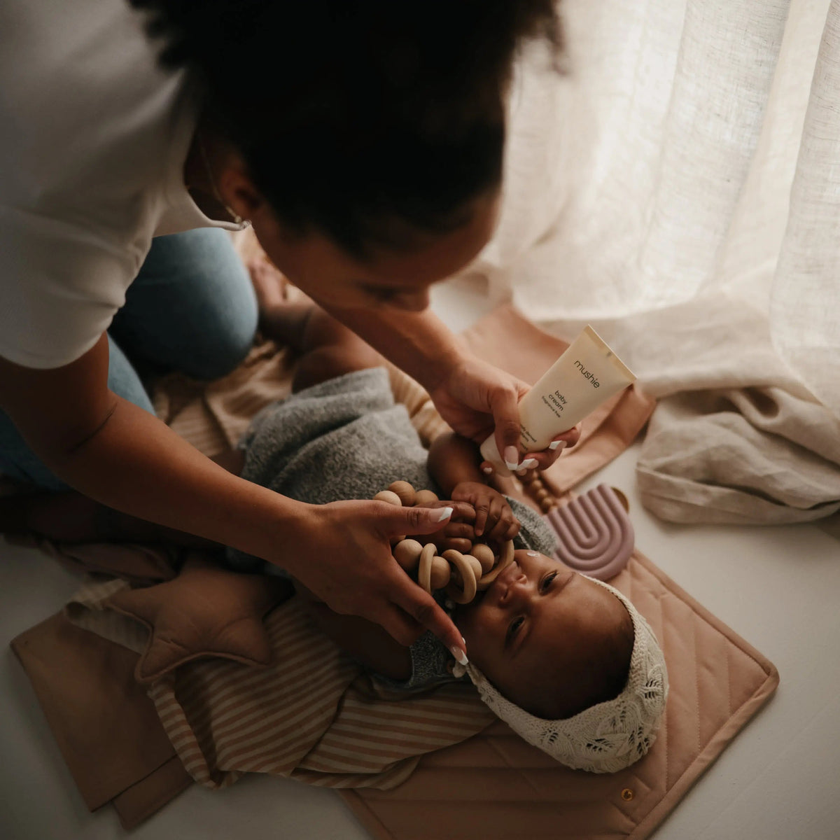 Mushie Star Lovey Blanket - 