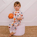 Bestaroo Star Player Coverall Bamboo Baby Onesie With Two Way Zipper For Diaper Changes - 