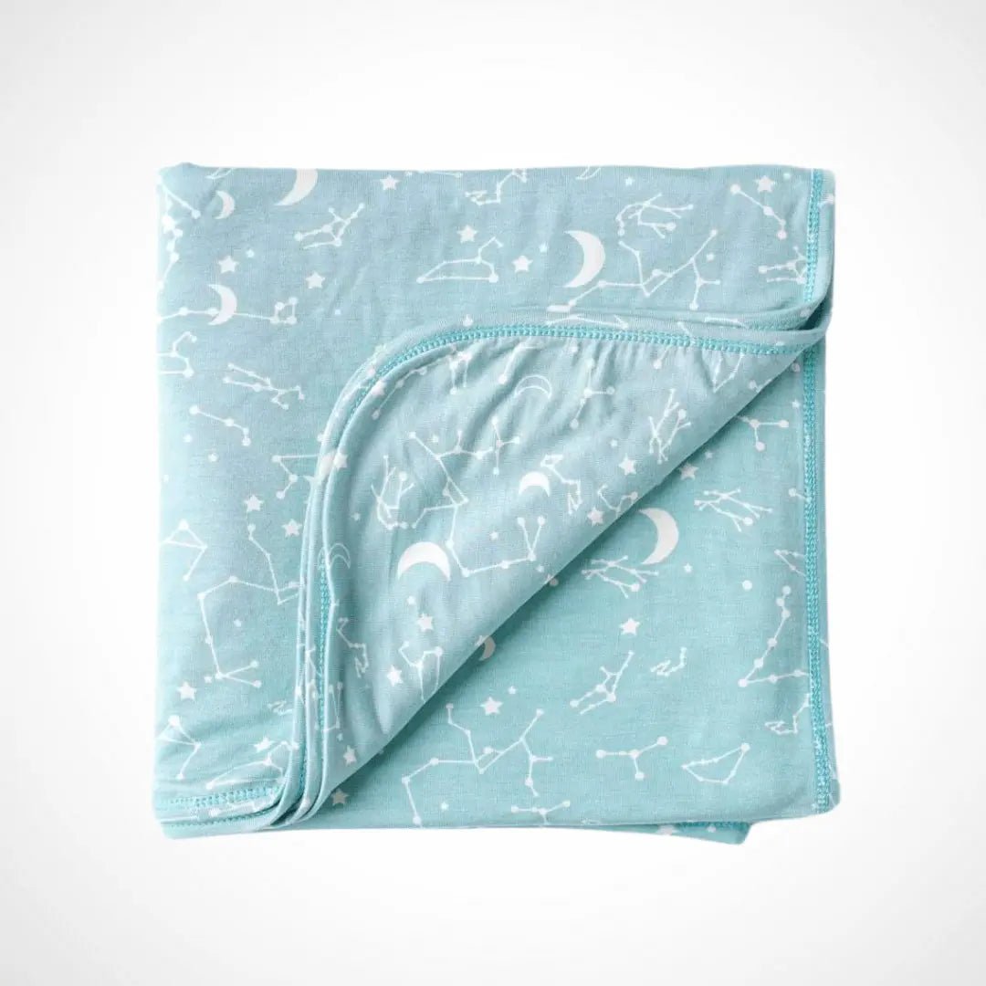 Kolorful Stargazer Blanket Bamboo Soft Swaddle Receiving Nursing Cover - Everetts Place Boutique - 