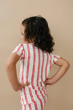 Stars And Stripes 2 Piece Bamboo Pajamas Soft Sleepwear - Everetts Place Boutique - 