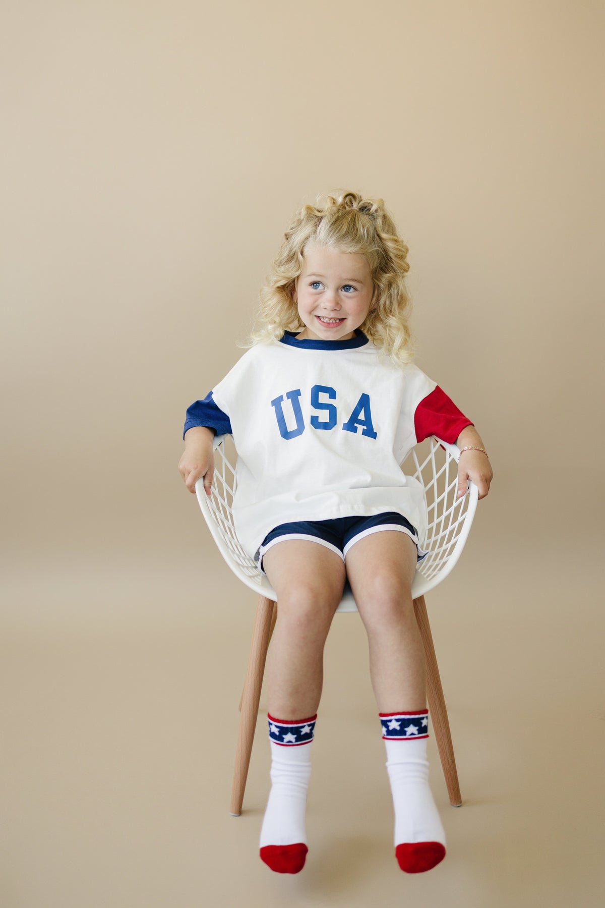 Little Joy Co. Stars and Stripes 4th of July Socks - Infant, Toddler, Youth & Adult Sizes