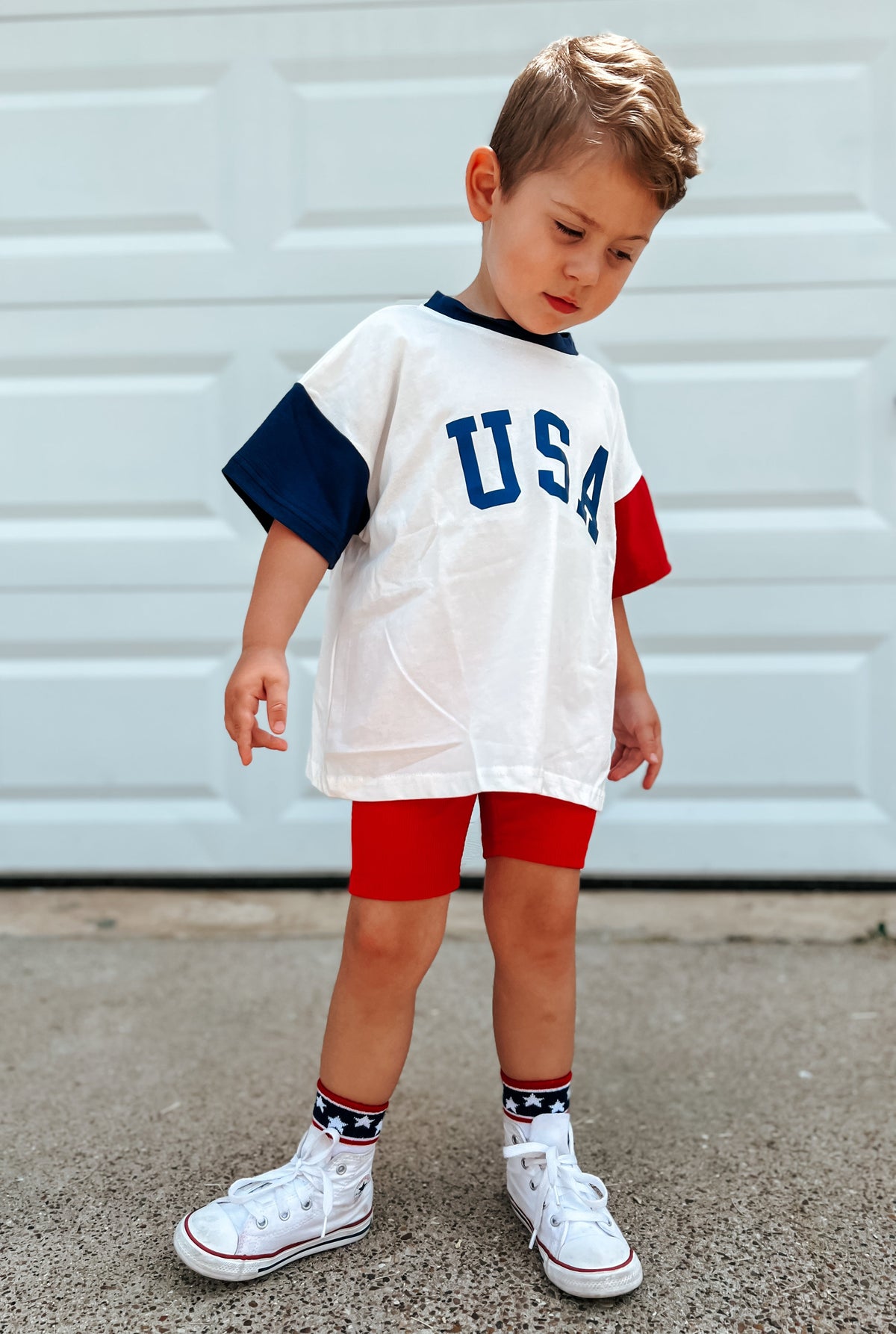 Little Joy Co. Stars and Stripes 4th of July Socks - Infant, Toddler, Youth & Adult Sizes