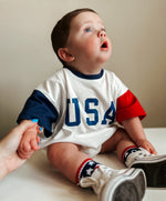 Little Joy Co. Stars and Stripes 4th of July Socks - Infant, Toddler, Youth & Adult Sizes