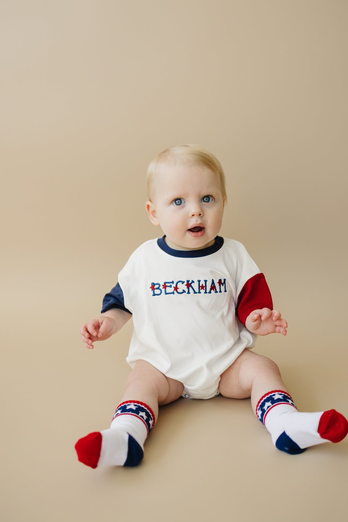 Little Joy Co. Stars and Stripes 4th of July Socks - Infant, Toddler, Youth & Adult Sizes