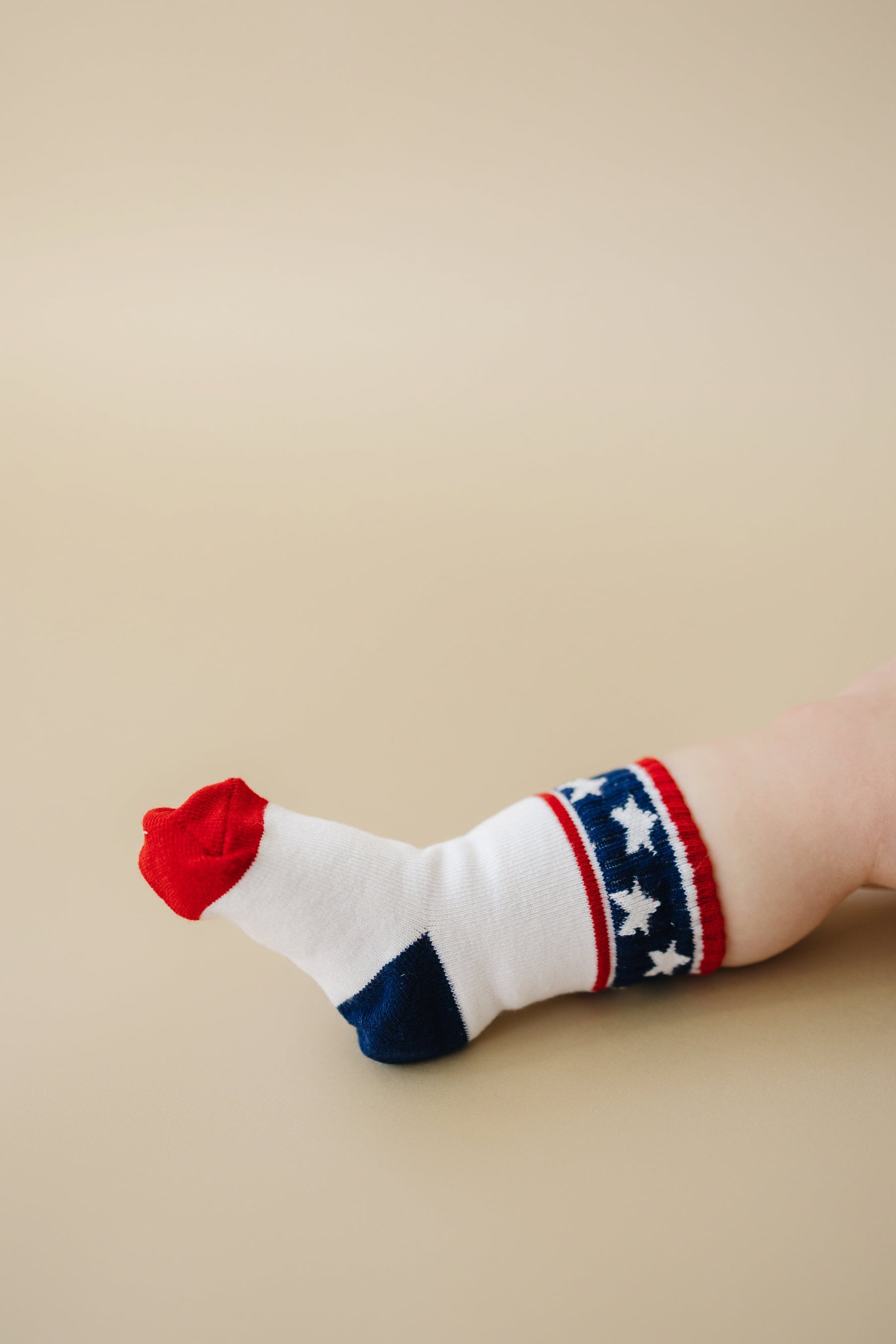 Little Joy Co. Stars and Stripes 4th of July Socks - Infant, Toddler, Youth & Adult Sizes
