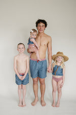 Mebie Baby Stars and Stripes Adult Men's Swim Shorts - 