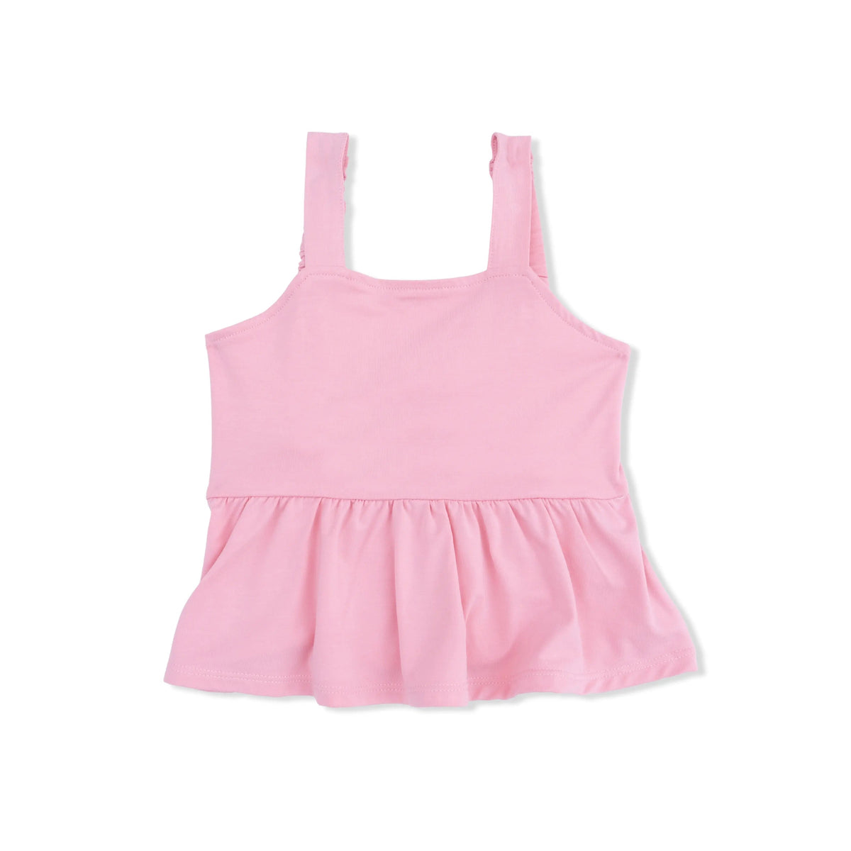 Angel Dear Stars and Stripes - Peplum Tank with Baby Bells - 