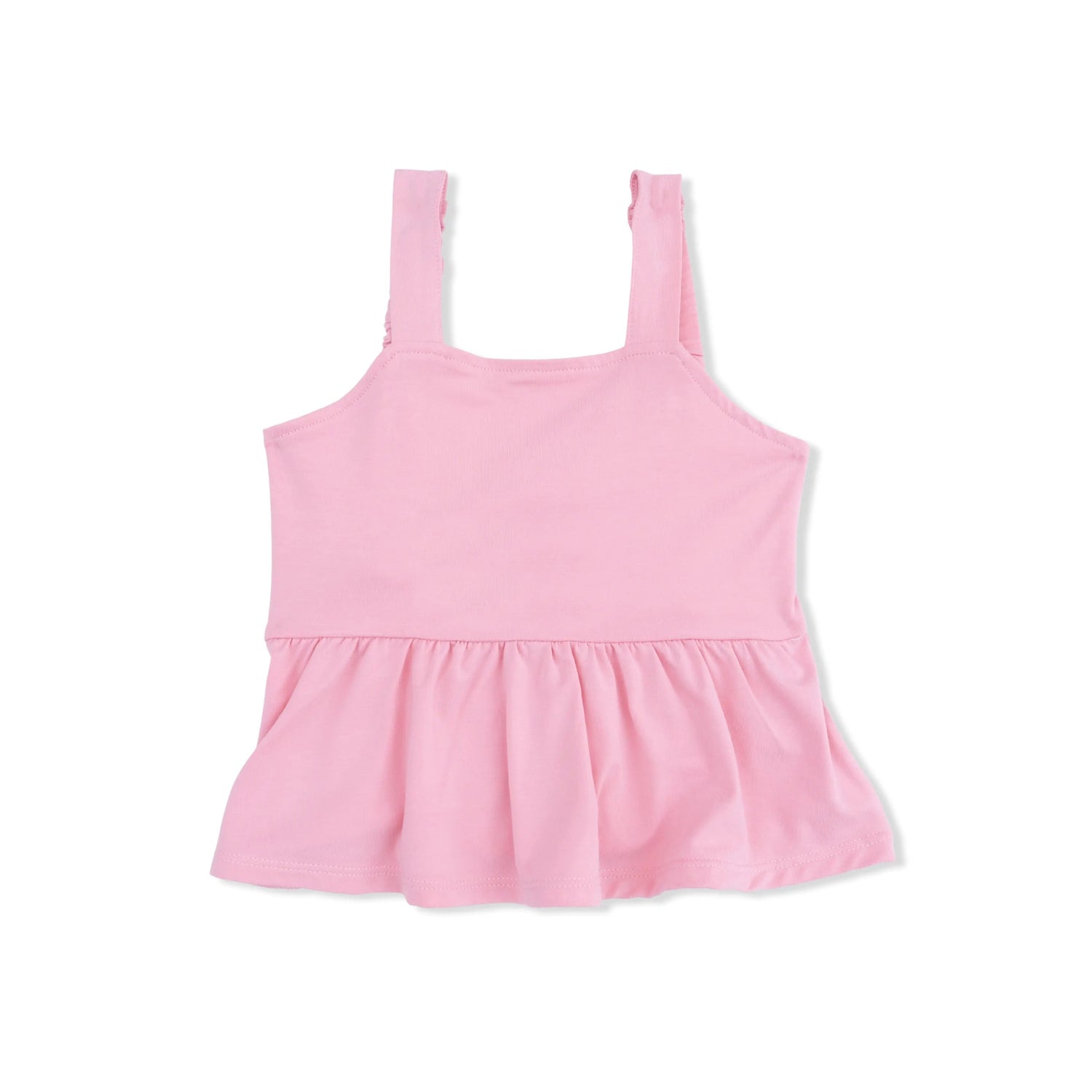 Angel Dear Stars and Stripes - Peplum Tank with Baby Bells - 