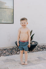 Mebie Baby Stars and Stripes Swim Shorts - 