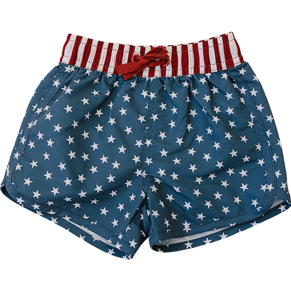 Stars and Stripes Swim Shorts - Active Shorts, Boardshorts, Trunks, Bermuda shorts, Jean shorts | Everetts Place