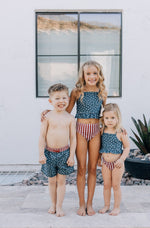 Mebie Baby Stars and Stripes Swim Shorts - 