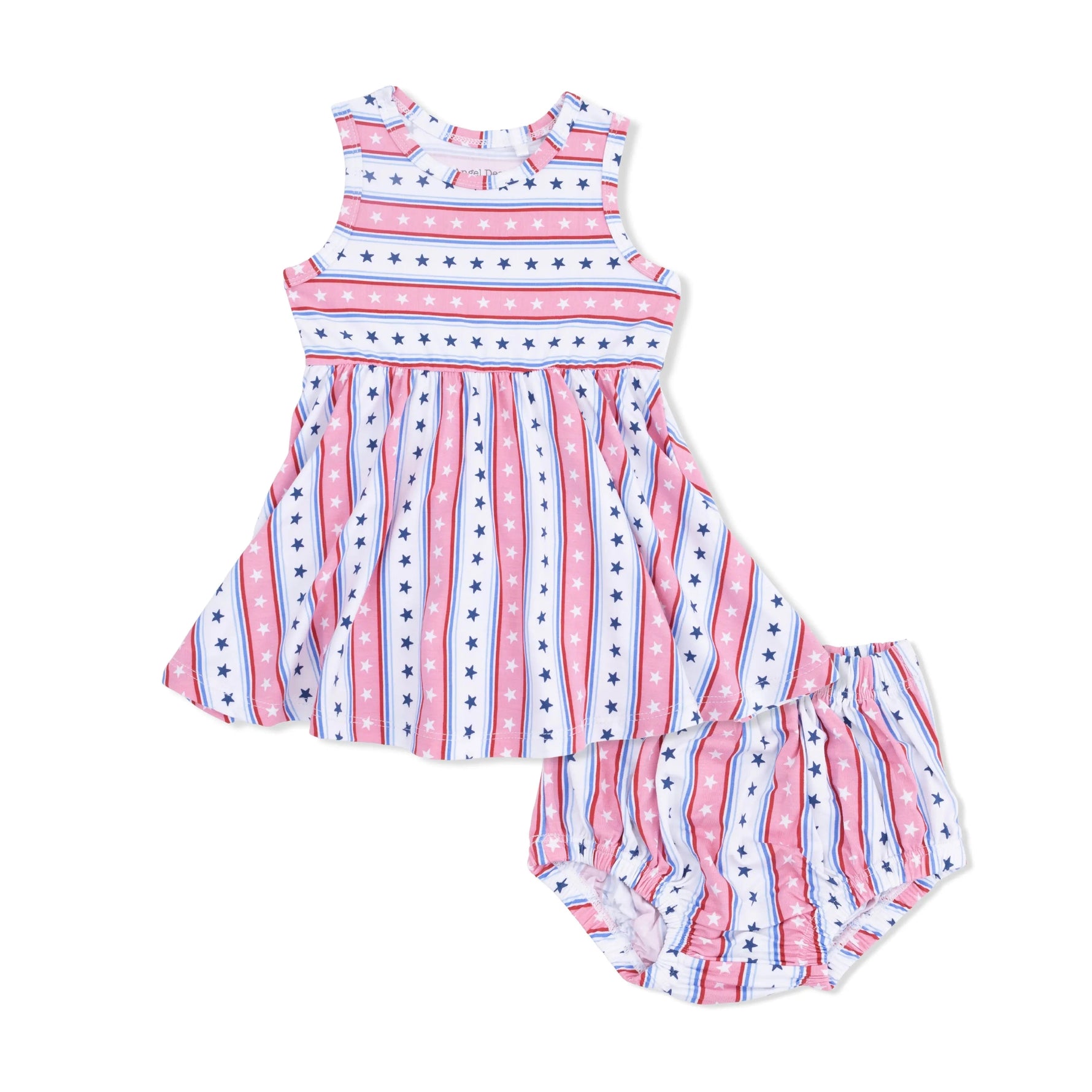 Angel Dear Stars and Stripes - Tank Dress with Bloomer - 