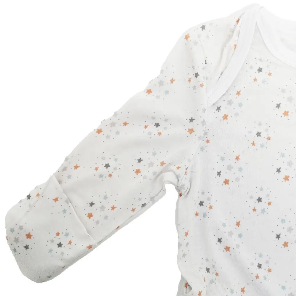 Goosewaddle® | Newborn Baby Blankets Toys Teethers Bibs & More Stars Lunar Knotted Gown in Soft Fabric for Newborns