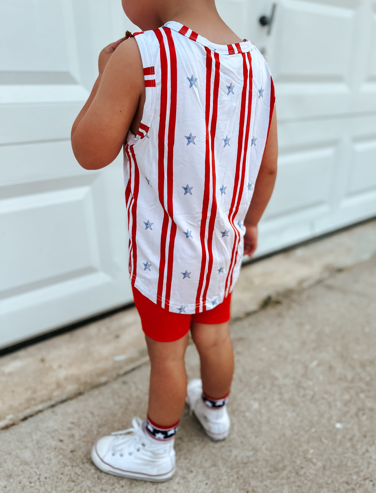 Little Joy Co. Stars & Stripes Bamboo Tank