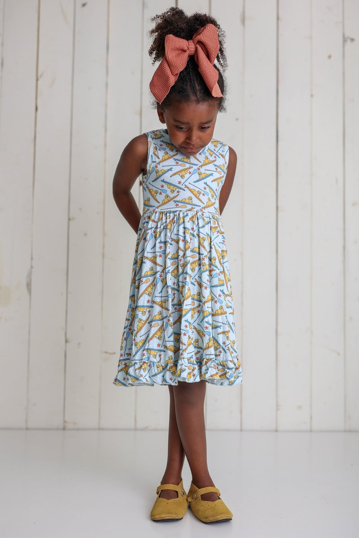 DREAM BIG LITTLE CO STAY GOLDEN DREAM RUFFLE DRESSEveretts Place