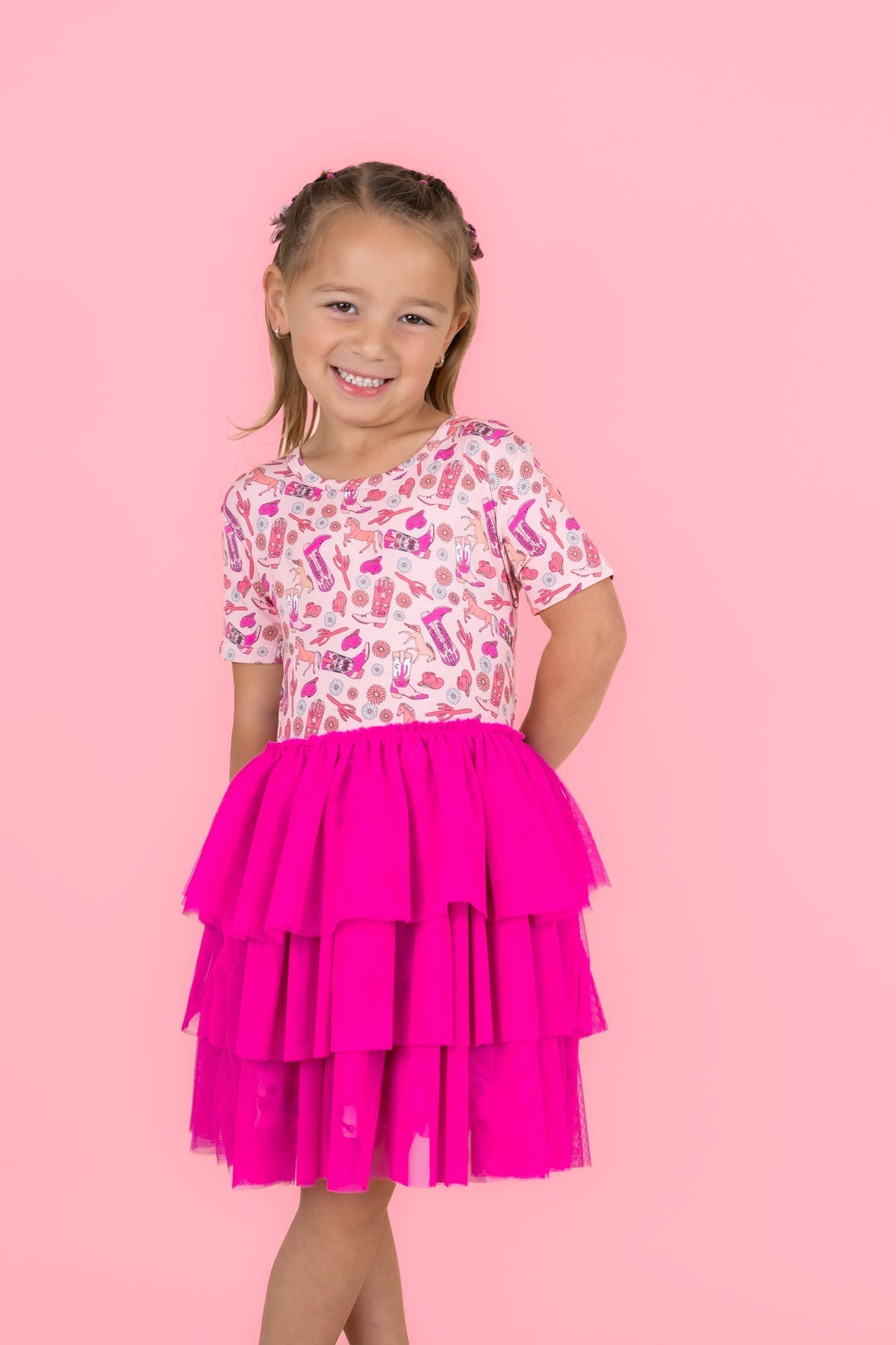 DREAM BIG LITTLE CO STAY WILD COWGIRL DREAM TUTU DRESSEveretts Place