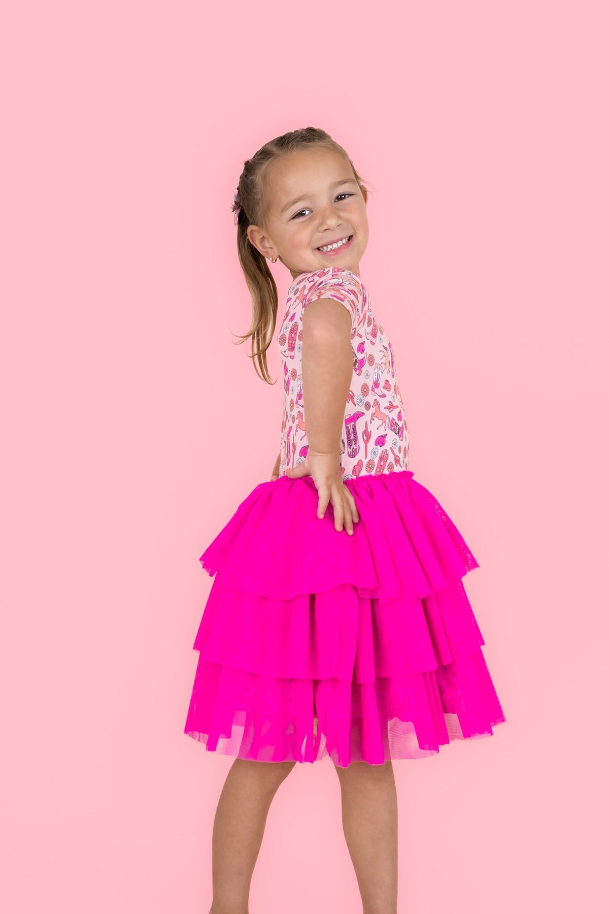 DREAM BIG LITTLE CO STAY WILD COWGIRL DREAM TUTU DRESSEveretts Place