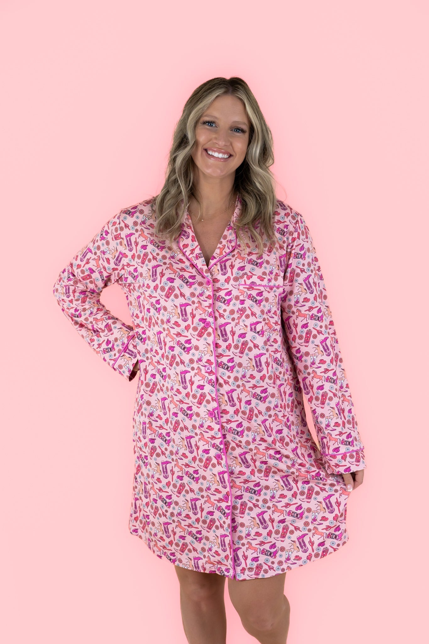 DREAM BIG LITTLE CO Stay Wild Cowgirl Women's Dream GownEveretts Place